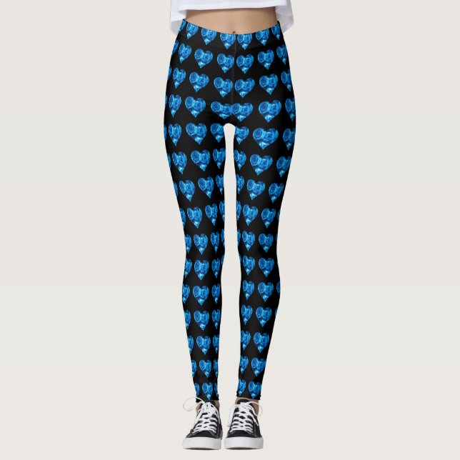 Hjärter Leggings (Framsida)