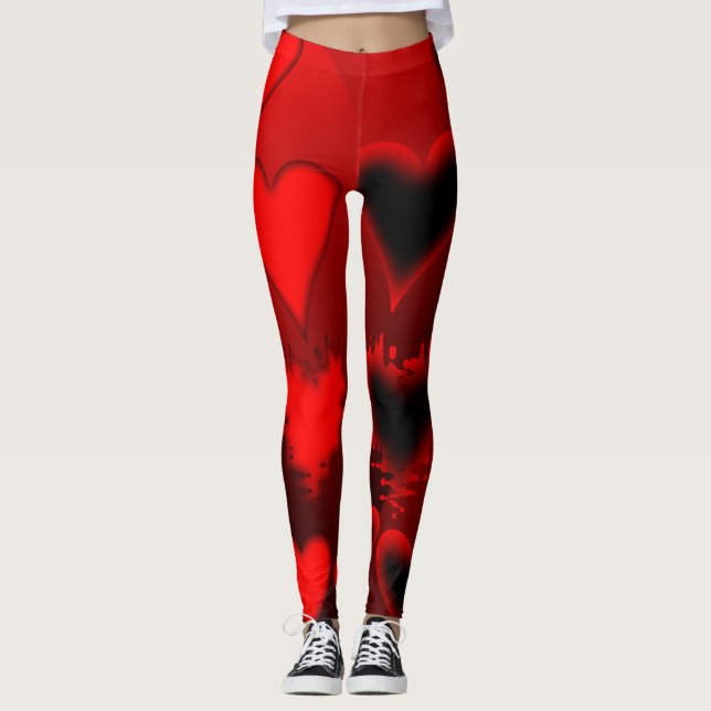 Hjärter Leggings (Framsida)