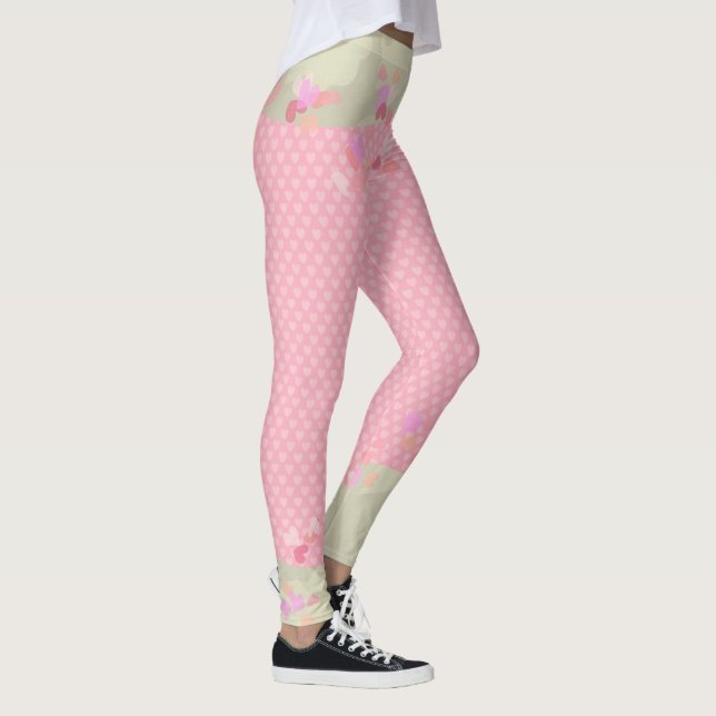 Hjärter Leggings (Höger)