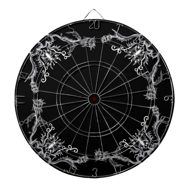 Hjärter med blommor och fjäril i Tattoo Stil Piltavla (Framsidan)