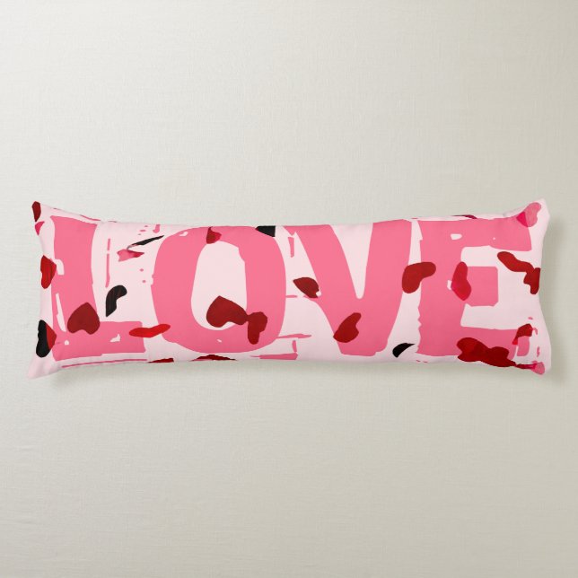 Hjärter mot Kärlek Kroppskudde (Framsidan)