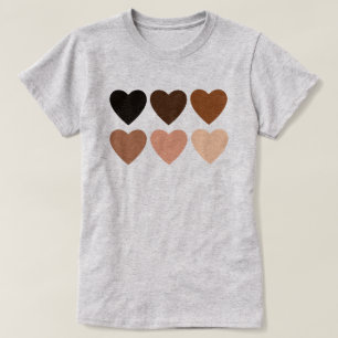 Hjärter mot rasism, Skintone T Shirt