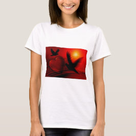 Hjärter och duvor t shirt