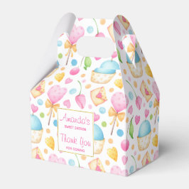 Hjärter och Muffinsar Havsfärg Mönster födelsedag Presentaskar