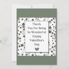 Hjärter och Petals: Grattis Valentinas Hälsning Julkort