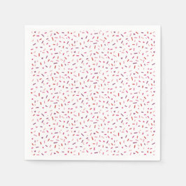 Hjärter och sprinkles rosa lila Red Valentine Pappersservett