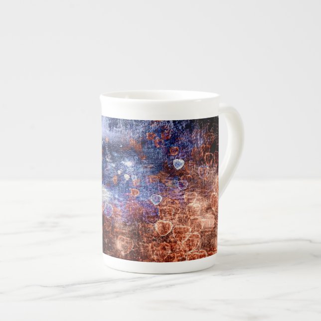 Hjärter på landsorten Mugg Benporslin Mugg (Framsida höger)