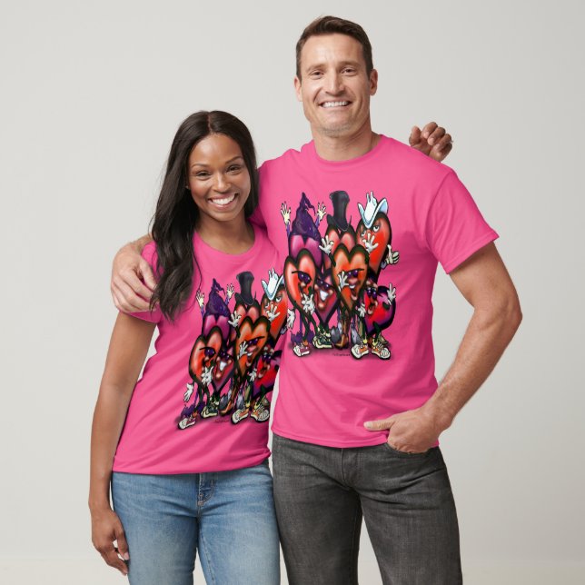 Hjärter Party T-Shirt (Unisex)