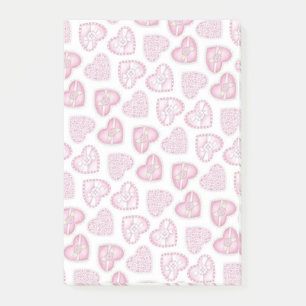 Hjärter Post-it Block