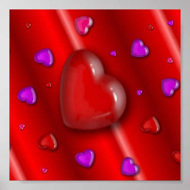 Hjärter Poster (Framsidan)