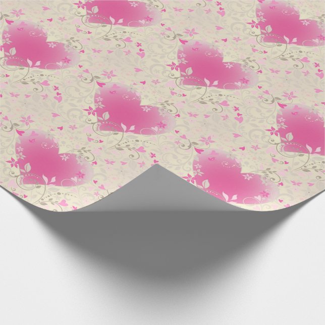 Hjärter Presentpapper (Hörn)