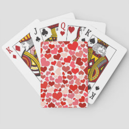 Hjärter, rödhjärter, mönster, Kärlek Casinokort
