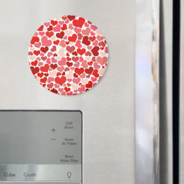 Hjärter, rödhjärter, mönster, Kärlek Magnet