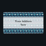 Hjärter som stickar sömlösa mönster 2   dina idéer fraktsedel<br><div class="desc">Söt stickade sömlösa Mönster av EDDA Fröhlich/EDDArt | Populära och traditionella norska stil-formgivningar för jul i Fläkt och Älskare | Du missar andra färger eller produkter med den här designen? Kontakta mig gärna: contact@eddart.de eller titta här: www.zazzle.com/prettypatternarts*</div>