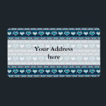 Hjärter som stickar sömlösa mönster 2   dina idéer fraktsedel<br><div class="desc">Söt stickade sömlösa Mönster av EDDA Fröhlich/EDDArt | Populära och traditionella norska stil-formgivningar för jul i Fläkt och Älskare | Du missar andra färger eller produkter med den här designen? Kontakta mig gärna: contact@eddart.de eller titta här: www.zazzle.com/prettypatternarts*</div>