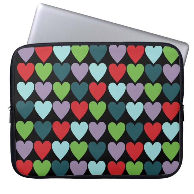 Hjärter tas laptop fodral (Framsidan)