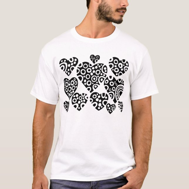Hjärter Tee Shirt (Framsida)