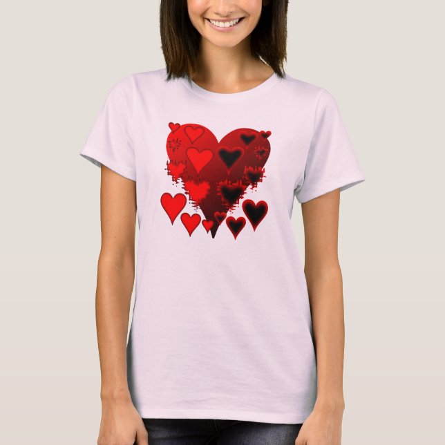 Hjärter Tee Shirt (Framsida)