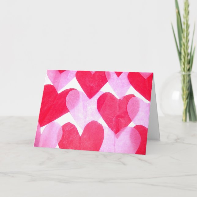 Hjärter till fartyg helgkort (Framsida)