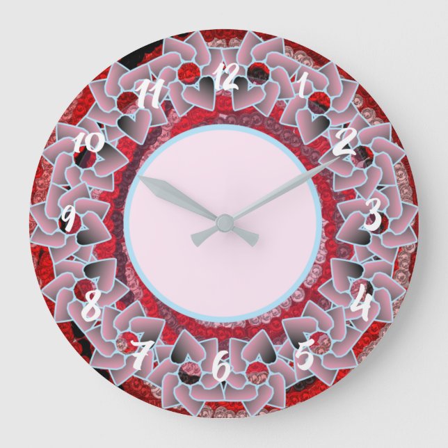 Hjärter Utandningsrund klocka (Framsida)