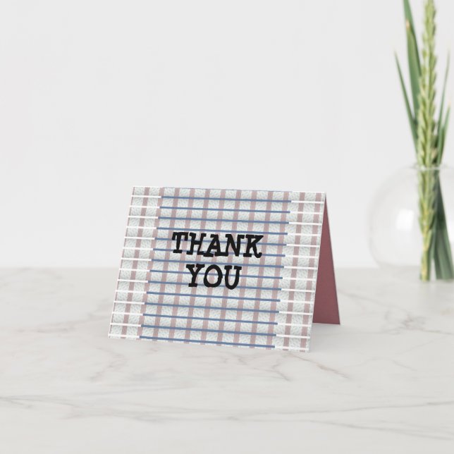 Hjärter vid Kärlek Tack Kort (Framsida)