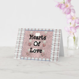 Hjärter vid Kärlek tre Kort