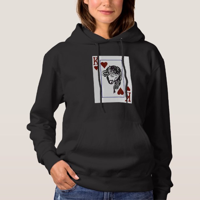 Hjärternas Konung Är Jesus Kristus T Shirt (Framsida)