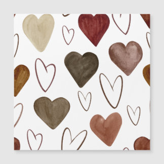 Hjärteskiss för vattenfärgen Hand plockade ut linj