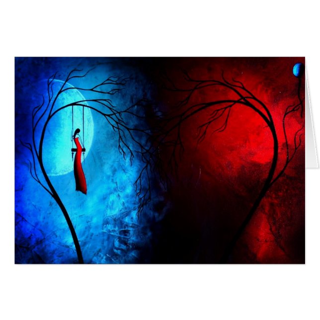 Hjärtesorg och poesi 36… hälsningskort (Framsidan Horizontal)