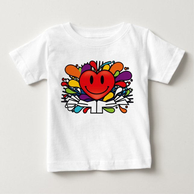 HJÄRTEVÄRMANDE TEE SHIRT (Framsida)