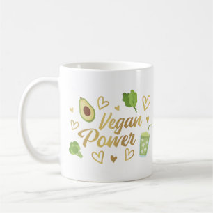 hjärteveganmakt kaffemugg