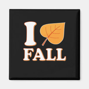 Hjärtfall Det är Fall Y'all Kreativ Avslappnad Magnet