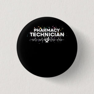 Hjärtfarmaceut, apotekspersonal apotekspersonal Te Knapp