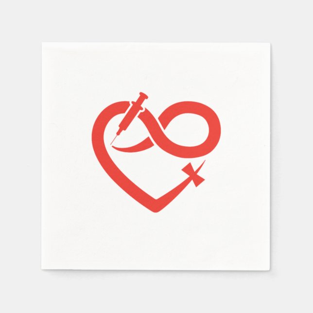 Hjärtflebotomi Spruta flebotomist Blodet Gift Pappersservett (Framsidan)