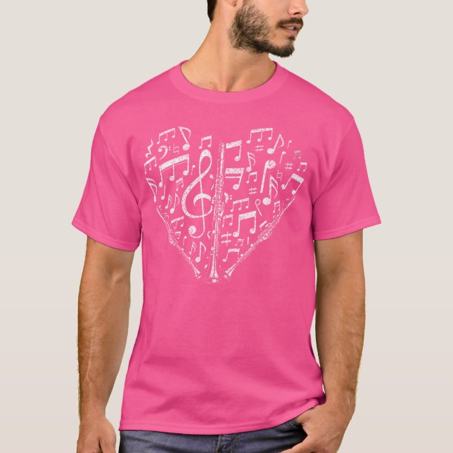 Hjärtflöjt T Shirt (Framsida)
