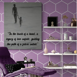 Hjärtförbindelse: Emotional Far och Child Poster