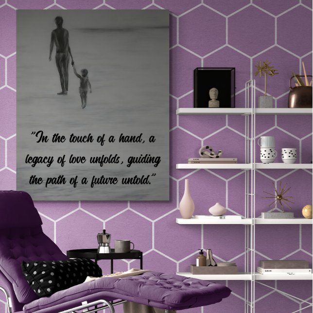 Hjärtförbindelse: Emotional Far och Child Poster (Skapare uppladdad)