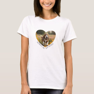 Hjärtform alltid i mitt hjärtefoto Personlig T Shirt