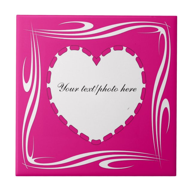 Hjärtform Kakelplatta (Framsidan)