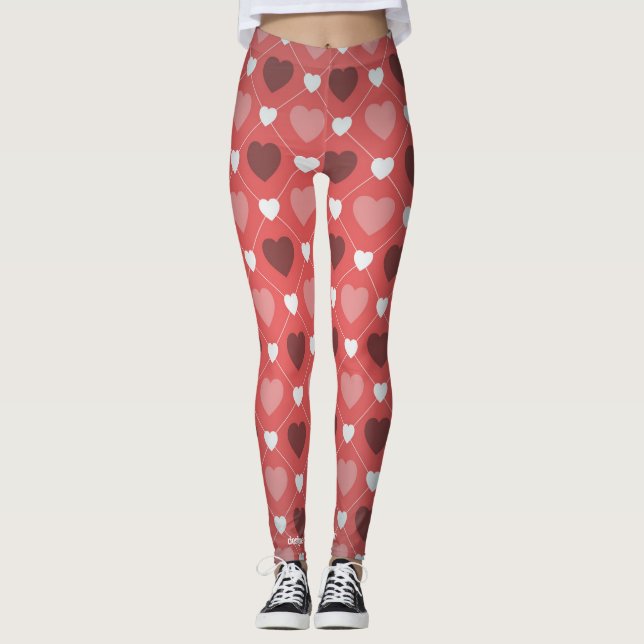 Hjärtform Leggings (Framsida)