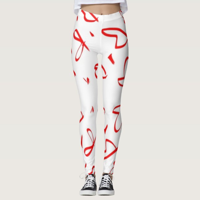 Hjärtform Leggings (Framsida)