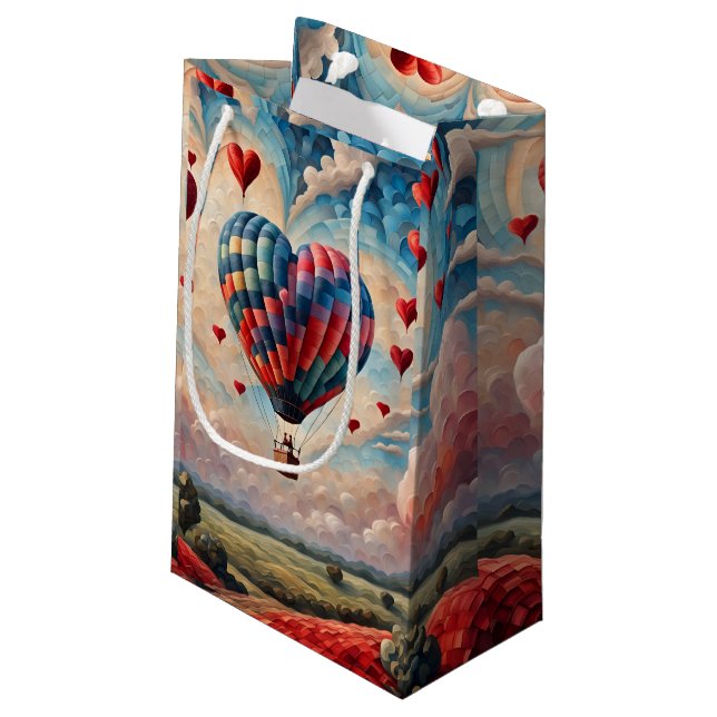 Hjärtform, Luftballong (Baksidan Vinklad)