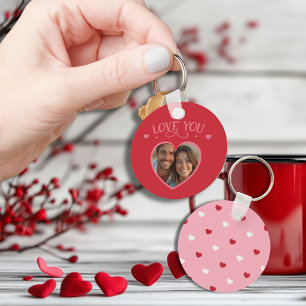 Hjärtformad foto KÄRLEK You Valentine's Nyckelring