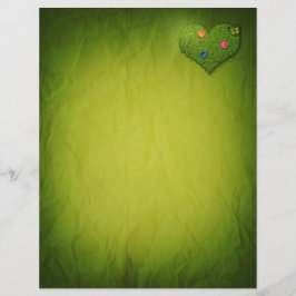 Hjärtformad Gräsmatta Flowers Butterfly