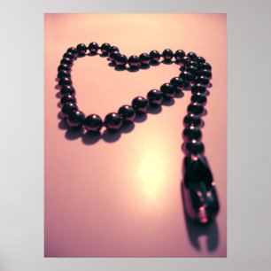 Hjärtformad halsband poster