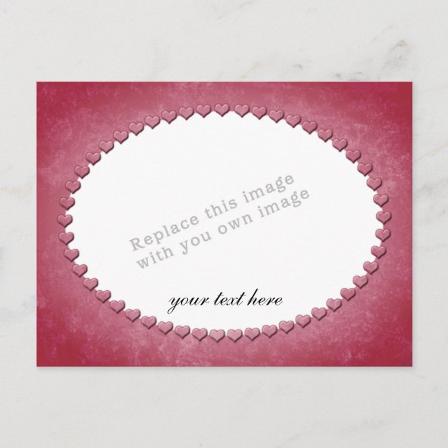 Hjärtformad mall för ram (Framsida)