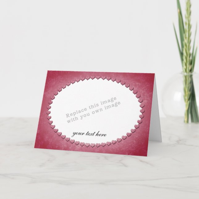 Hjärtformad mall för ram (Framsida)