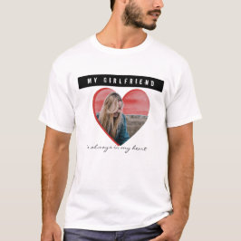 Hjärtformad personlig foto-T-shirt T Shirt