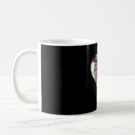 Hjärtformade 2 fotokollage kaffemugg