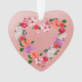 Hjärtformade Blommigt Bouquet av keramiskt materia